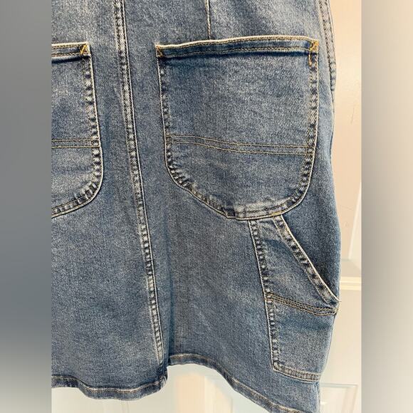 Lee Denim Utility Overalls Jean Dress size Small - Picture 5 of 9